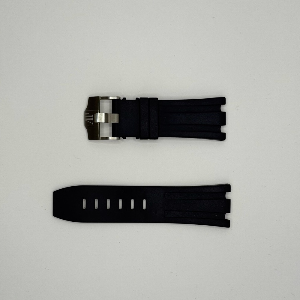 Audemars Piguet Black Rubber Watch Strap